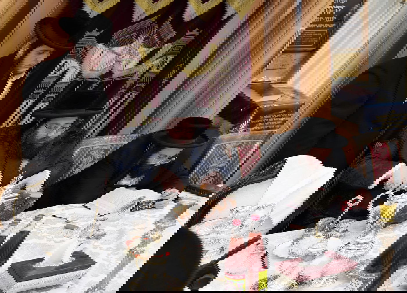 האדמו"ר מזימגראד בטיש הילולא