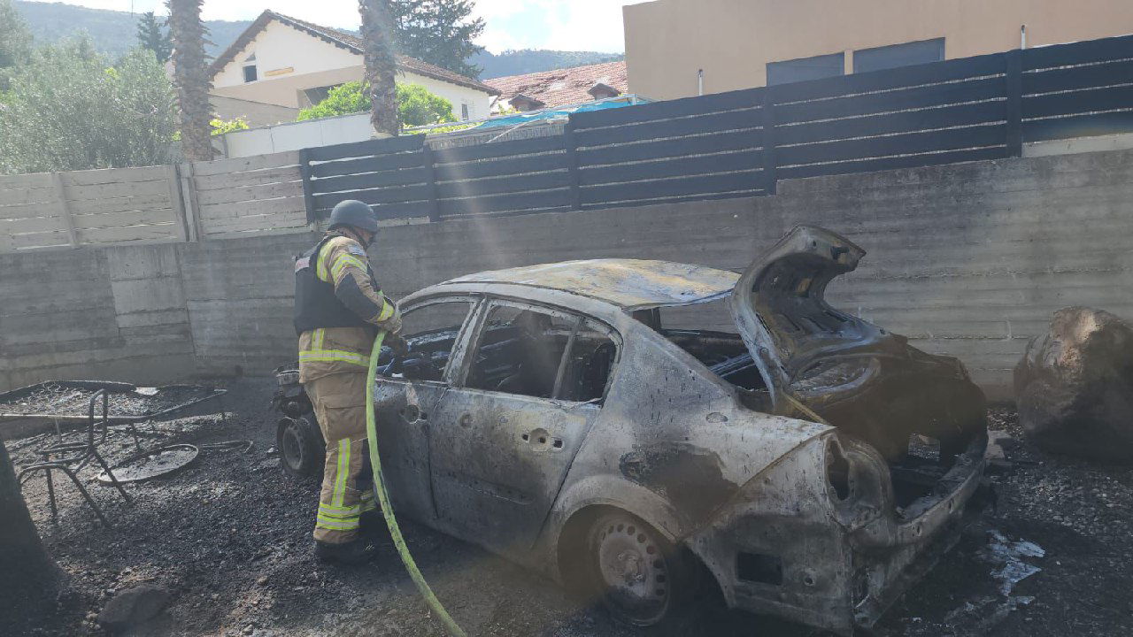 ההרס כתוצאה מהפגיעות בקריית שמונה