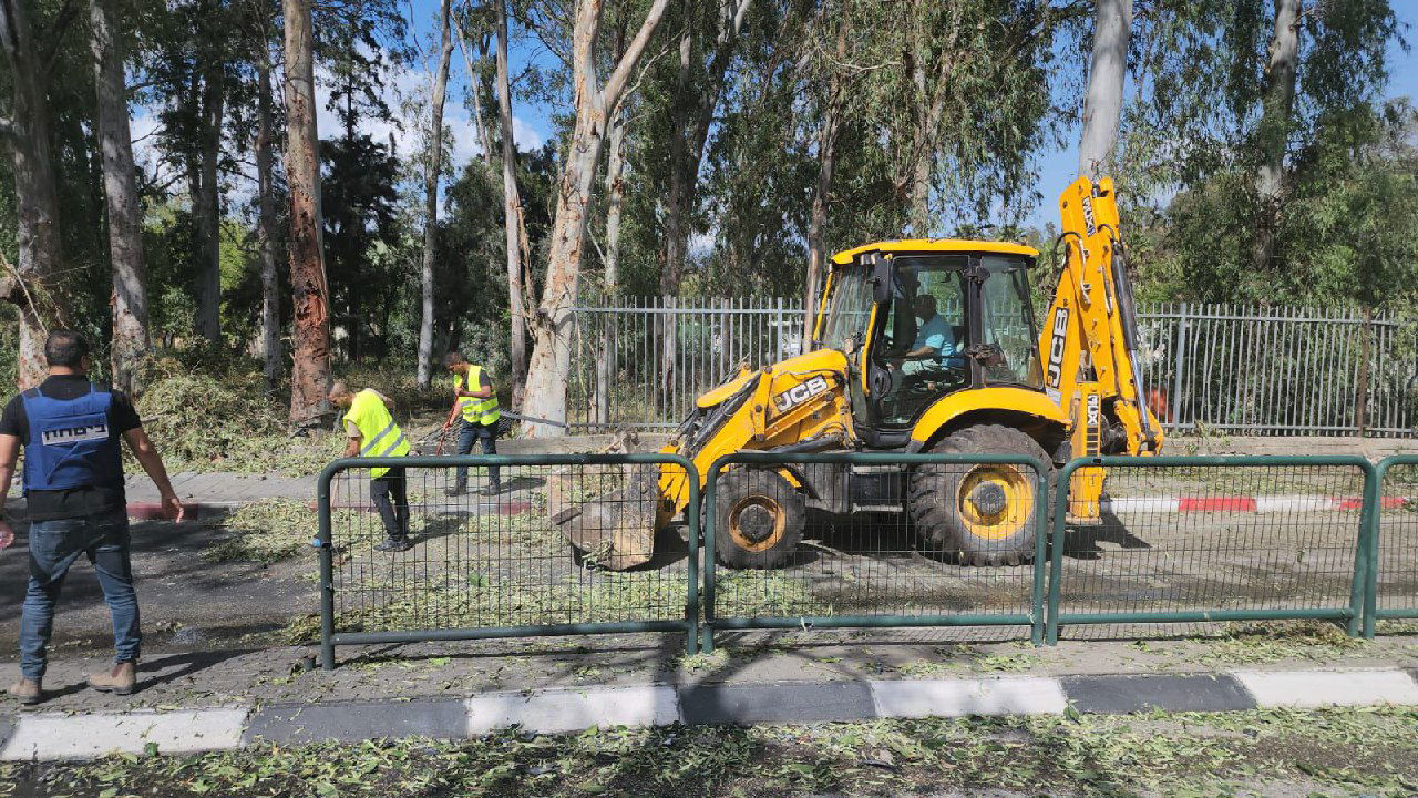 ההרס כתוצאה מהפגיעות בקריית שמונה