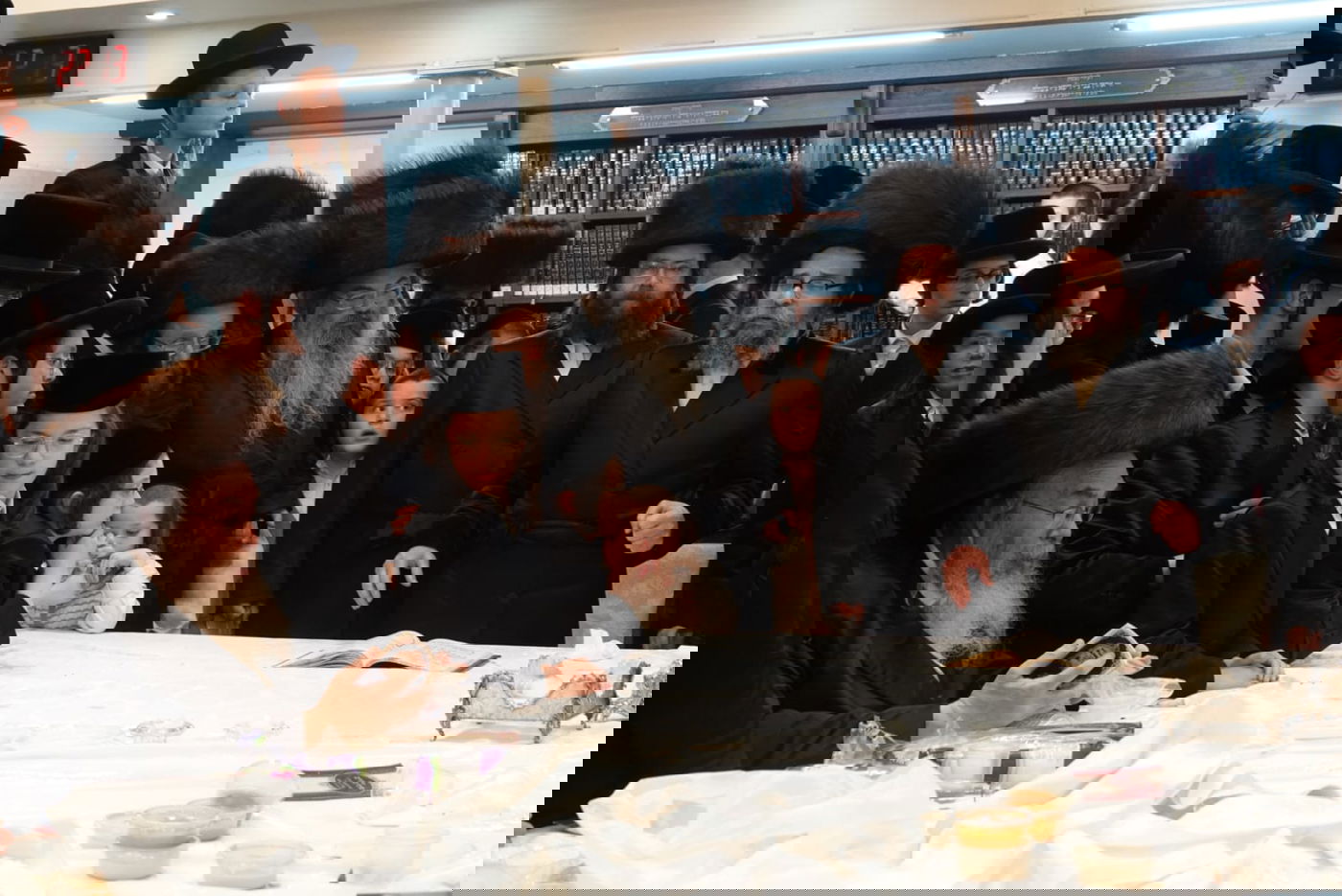 האדמו"ר מסקולען ירושלים בצפת