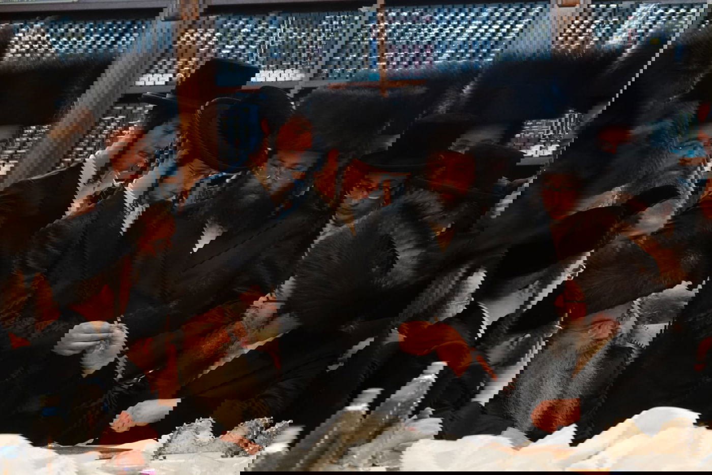 האדמו"ר מסקולען ירושלים בצפת