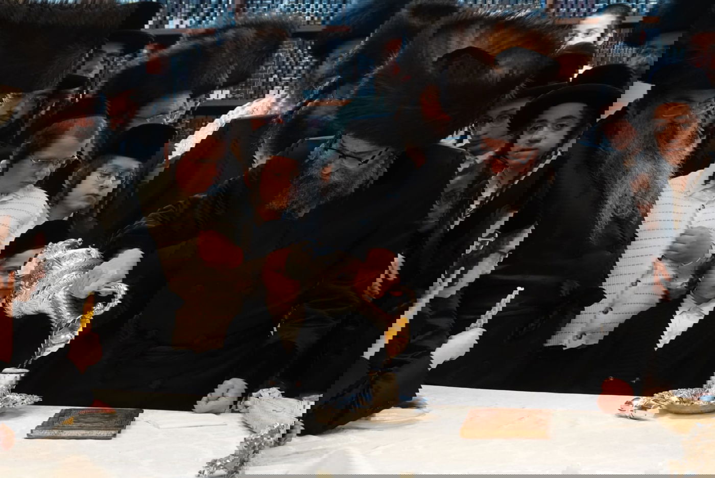 האדמו"ר מסקולען ירושלים בצפת