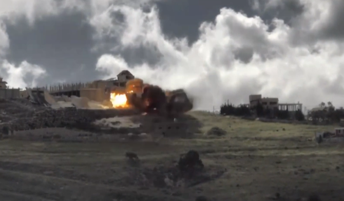 הפצצת מבנים צבאיים בלבנון