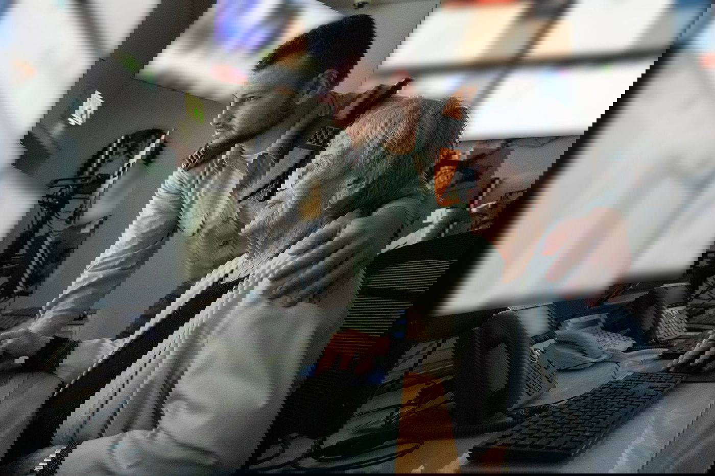 מלכה ומאור הרמן בפיקוד העורף היום - יום הזיכרון לשואה ולגבורה תשפ"ד