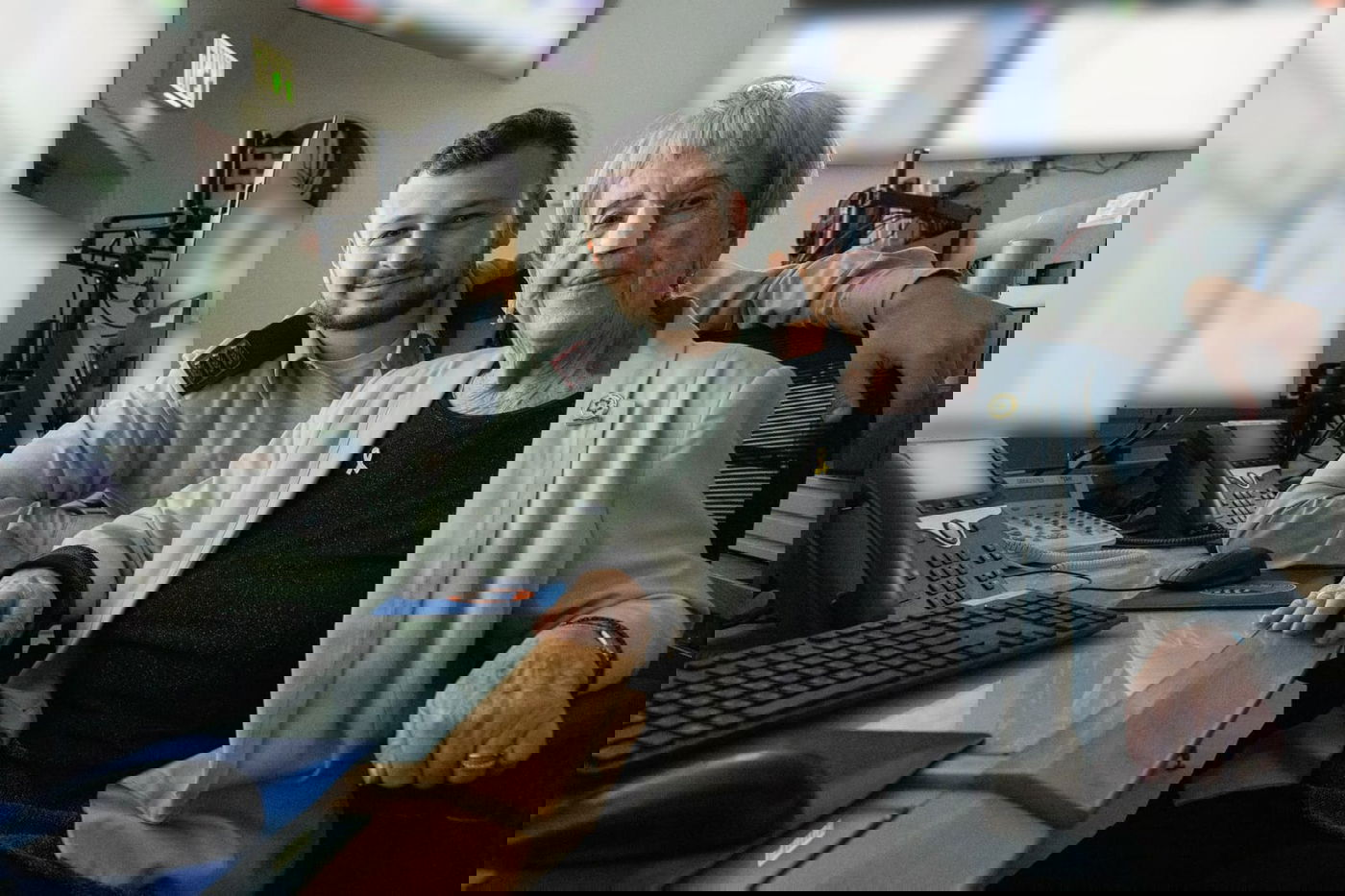 מלכה ומאור הרמן בפיקוד העורף היום - יום הזיכרון לשואה ולגבורה תשפ"ד