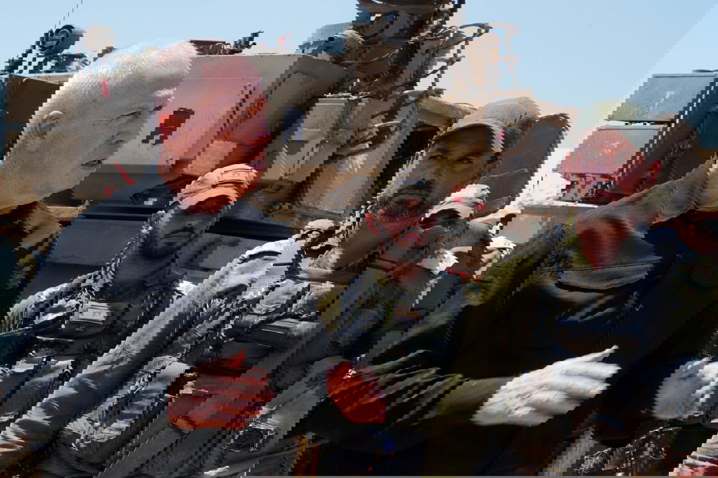 שר הביטחון יואב גלנט סמוך למרחב רפיח