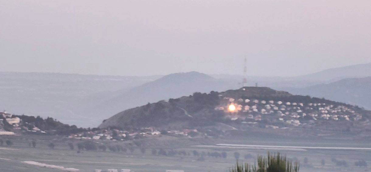 הפגיעות במטולה כפי שתועדו מלבנון