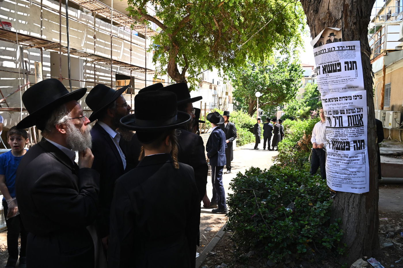 מסע הלוויית בת האדמו"ר מספינקא