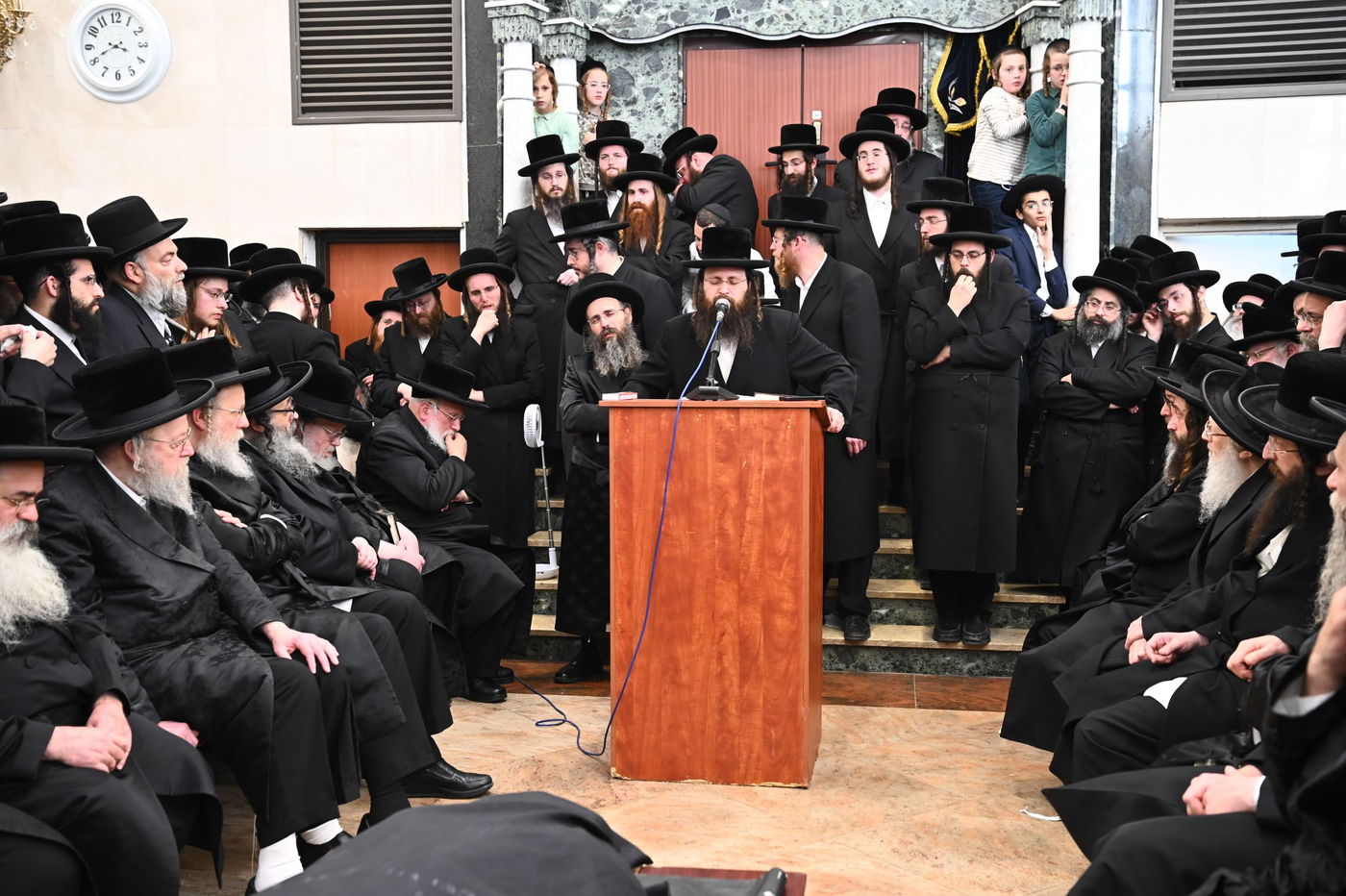 מסע הלוויית בת האדמו"ר מספינקא