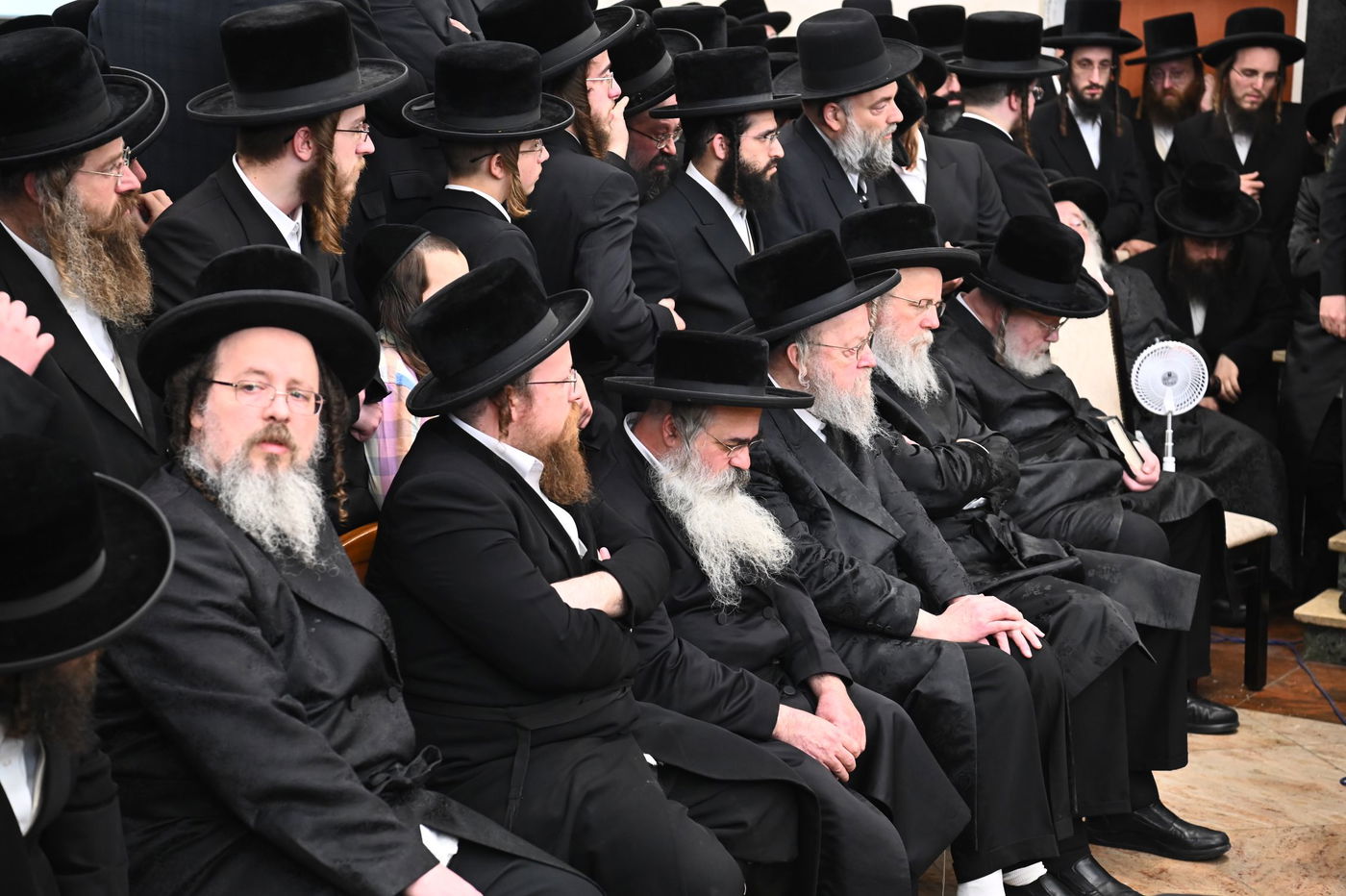 מסע הלוויית בת האדמו"ר מספינקא