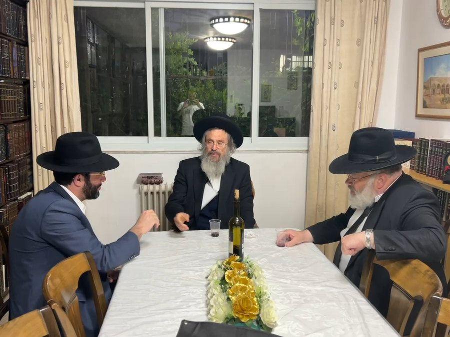 גרוסבוים מקבל את ברכת הגר"ד כהן