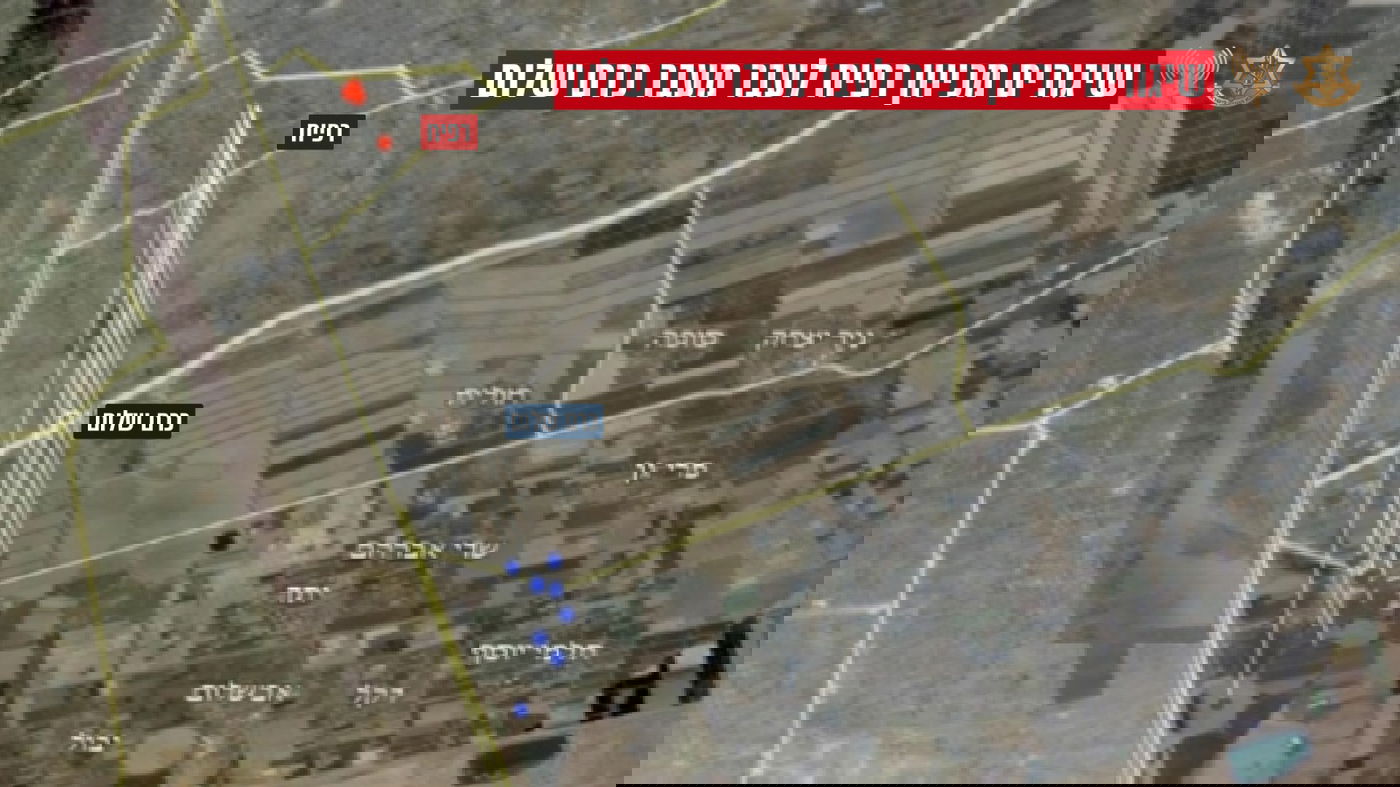 מפת הירי מרפיח ללוחמים