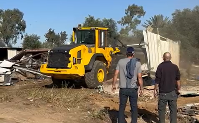 הבוקר: מבצע להריסת בנייה בדואית לא חוקית בנגב