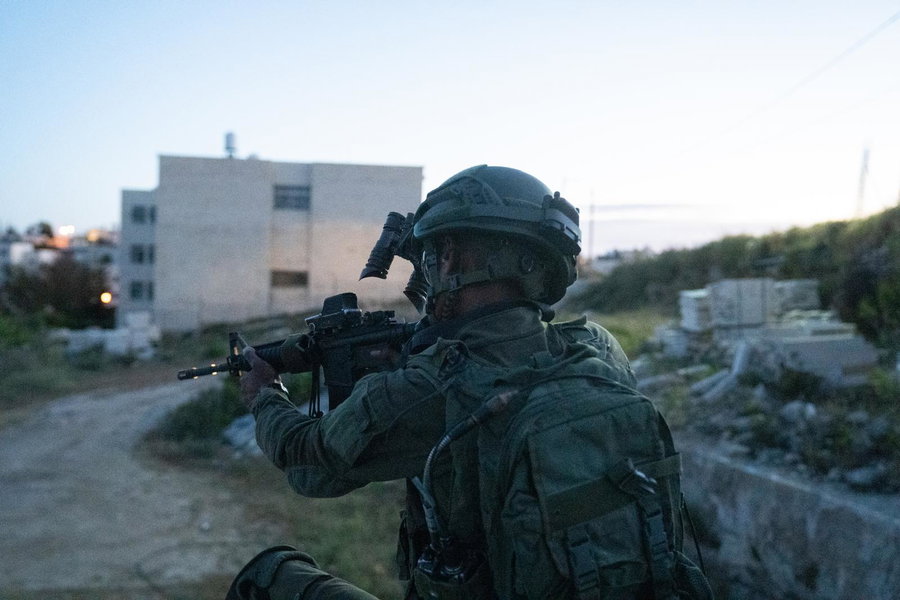 לוחם מג"ב בפעילות ביו"ש