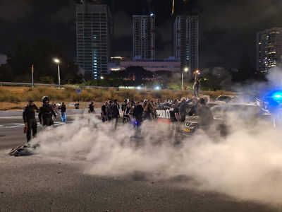 ההפגנות הסוערות בתל אביב 