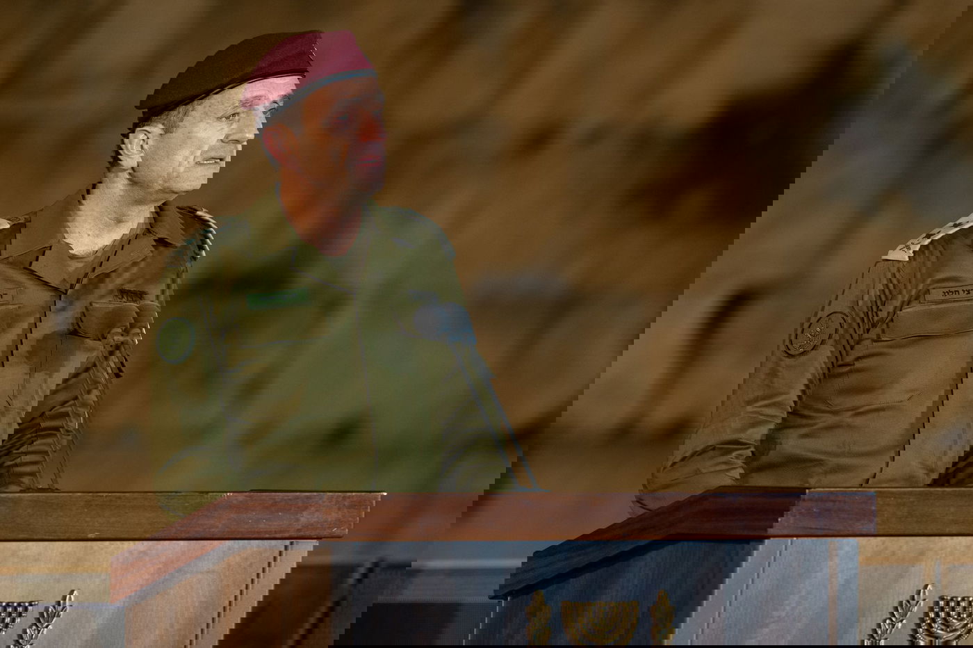 הרמטכ"ל הרצי הלוי בטקס יום הזיכרון תשפ"ד בכותל המערבי