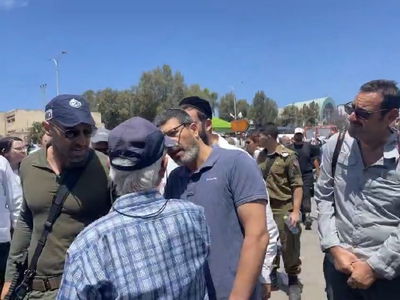 העימות מחוץ לבית העלמין באשדוד