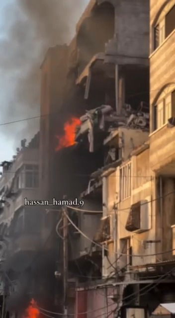 תיעוד מצפון הרצועה: צה"ל הפציץ בניין במחנה ג'באליה