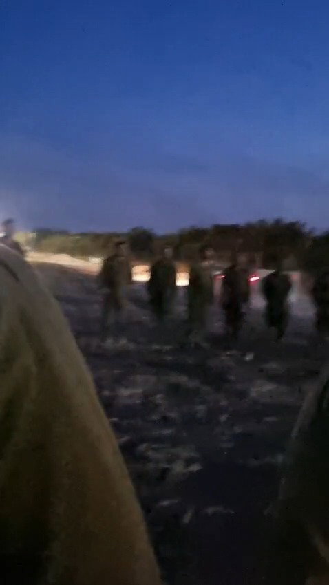 רקטות על החיילים באמצע טקס הזיכרון