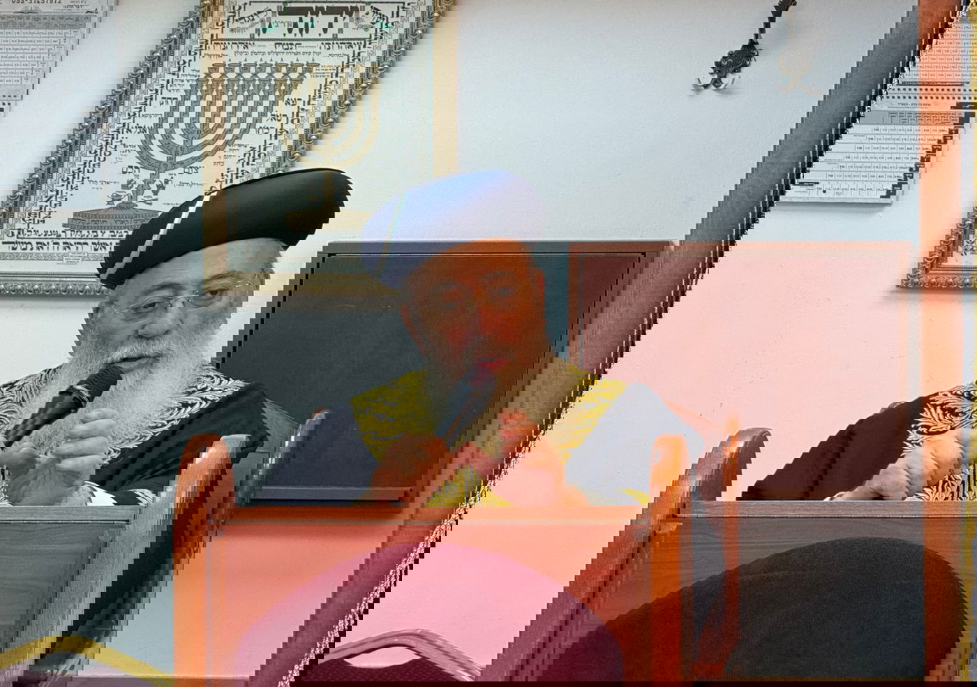 הגרש"מ עמאר במסירת שיעור ביום עצמאות