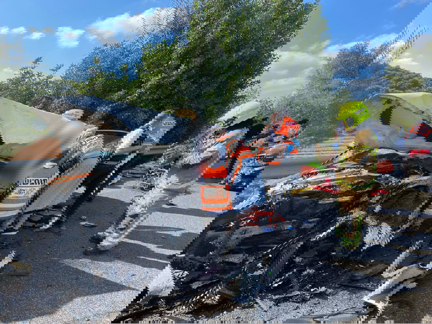 זירת התאונה