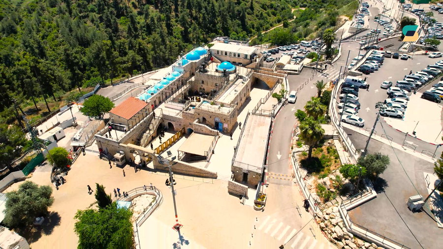 קבר הרשב"י - מהרחפן