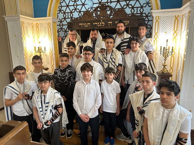 חגיגת בר מצוה השבוע בקהילה היהודית בבאקו
