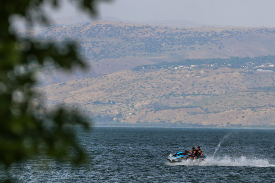 הכנרת, ביום שישי האחרון