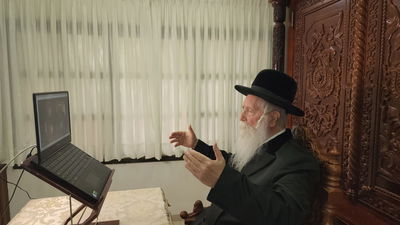 הגרי"ד גרוסמן בדברי פרידה נרגשים מהראש"ל הגר"י יוסף | צפו