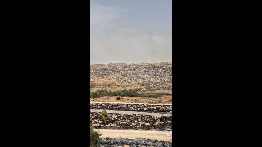 השריפה משתוללת