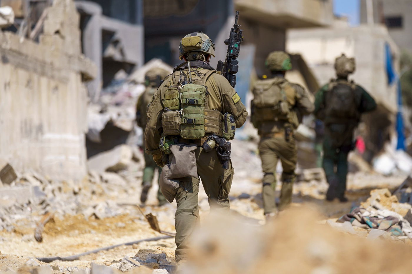 לוחמי צה"ל בקרבות ברצועת עזה