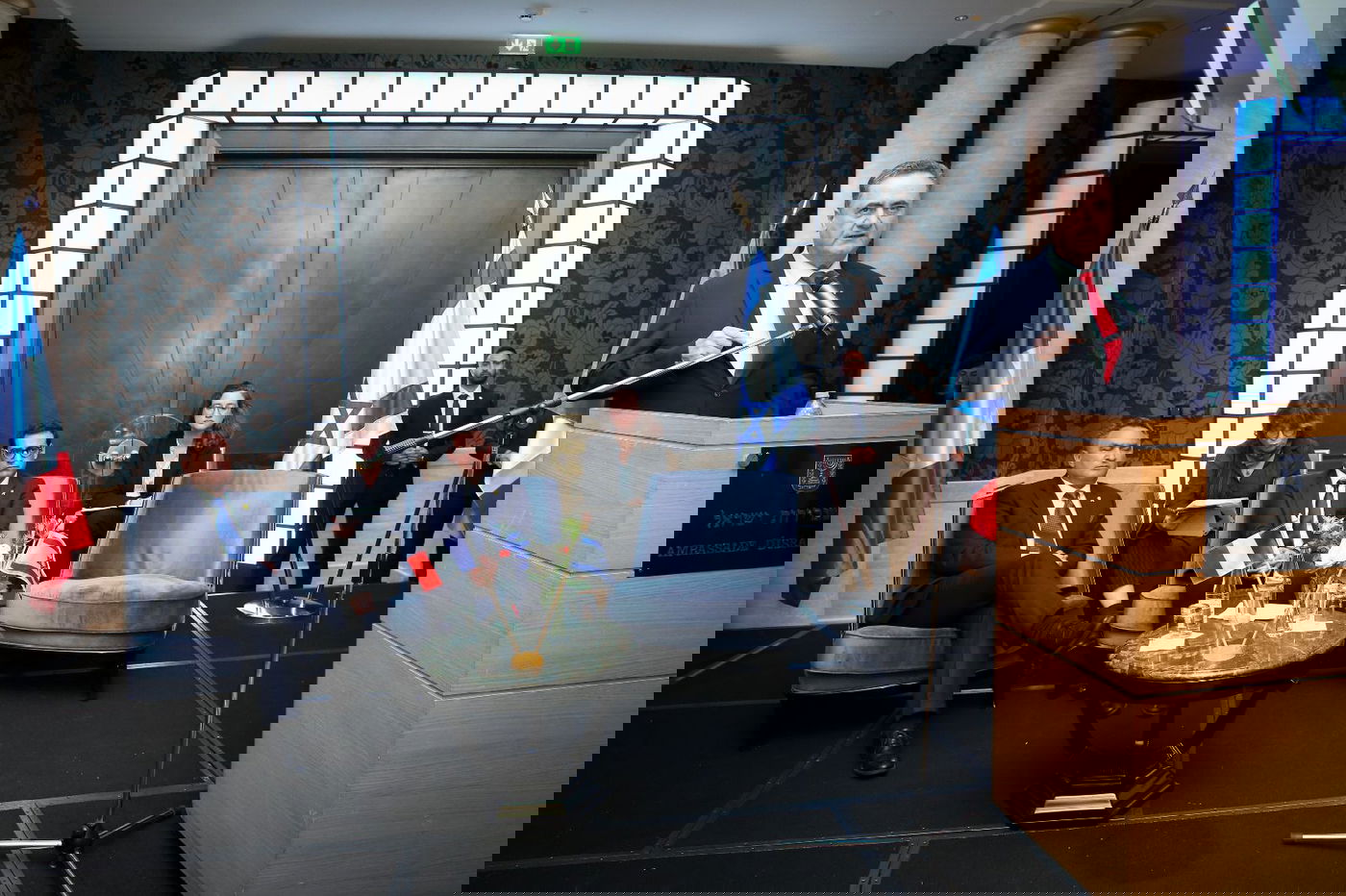 שר חוץ כץ בנאומו בפריז