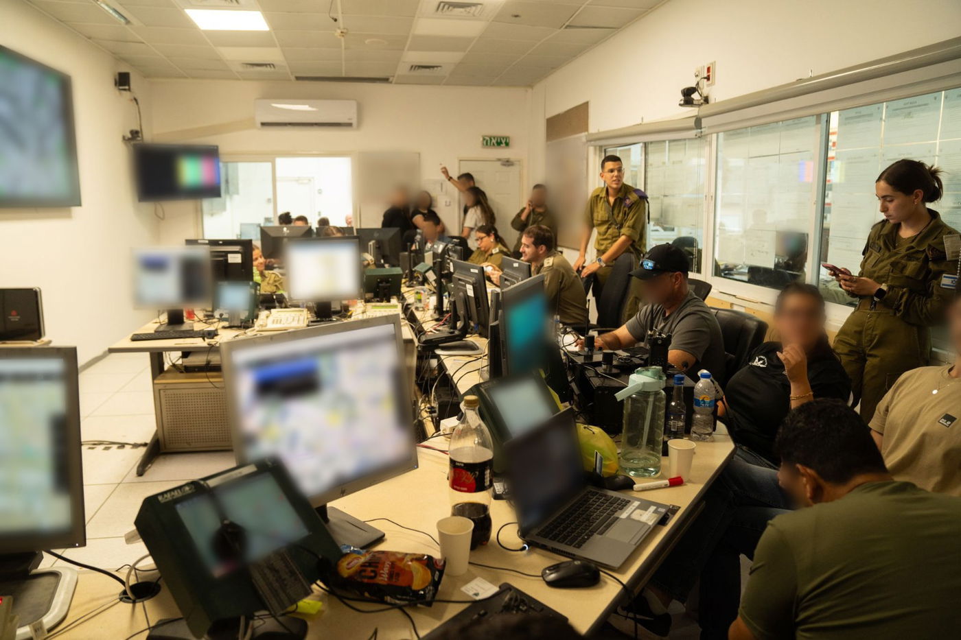 חמ"ל המבצעים של חטיבת מנשה במהלך המבצע