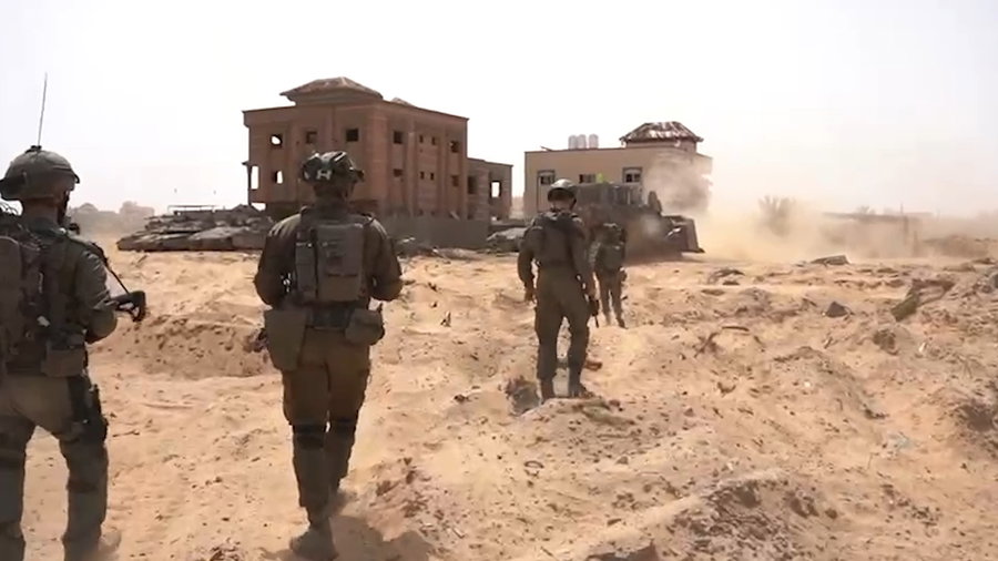 תיעוד מפעילות כוחות צה"ל ברצועה