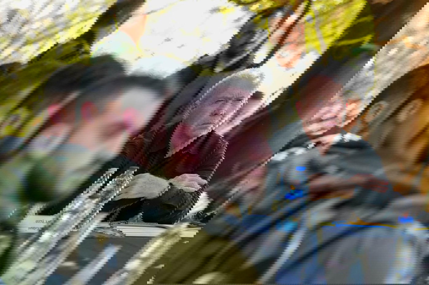 גלנט עם הלוחמים בצפון