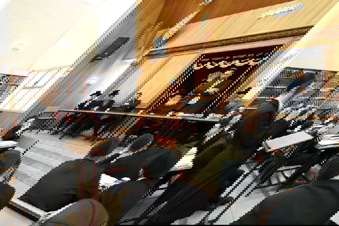 וסרלאוף וגולדקנופף בישיבת גור בערד