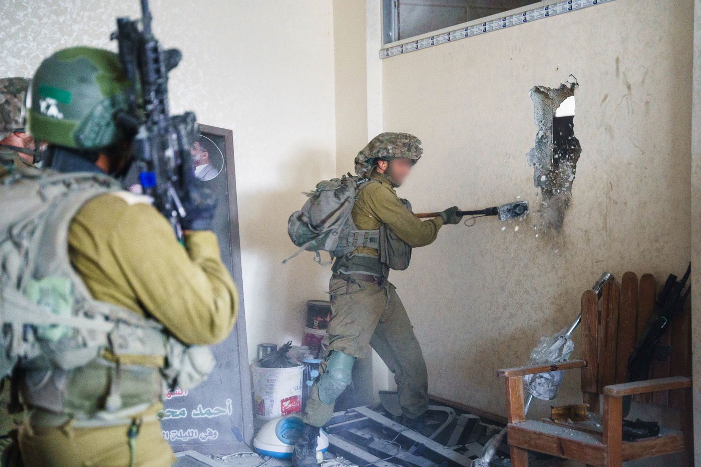 אללה אכבר וטילים: זה מה שחשפו הכוחות במסגד ג'באליה