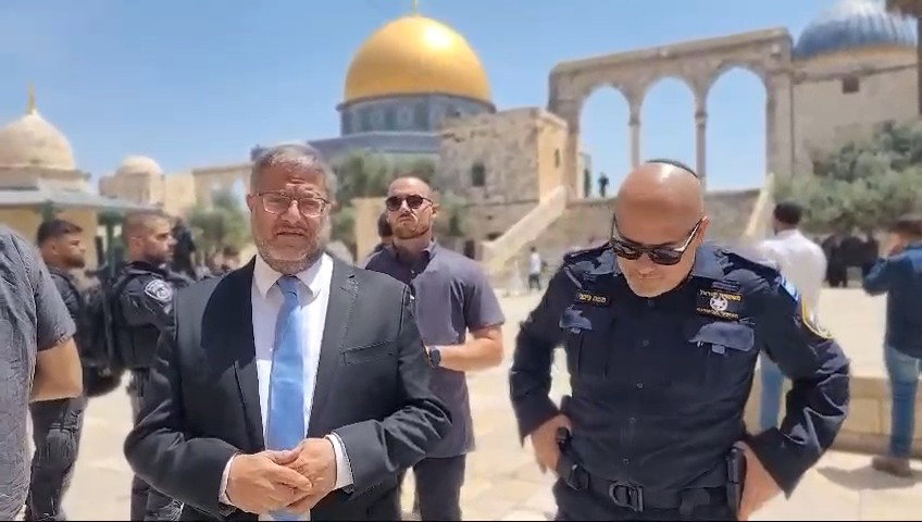 ההצהרה של השר איתמר בן גביר בהר הבית