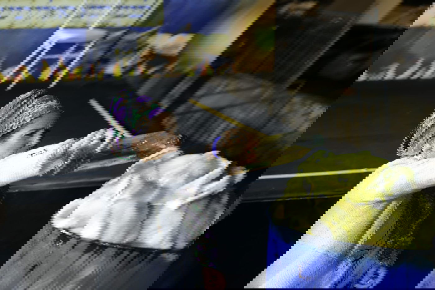 הדלקת רבה של צפת הגאון רבי שמואל אליהו בסמוך לציון רשב"י במירון