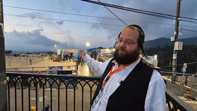 העסקן מבאיאן בריאיון כואב ממירון: "זה מצב שבא לבכות"