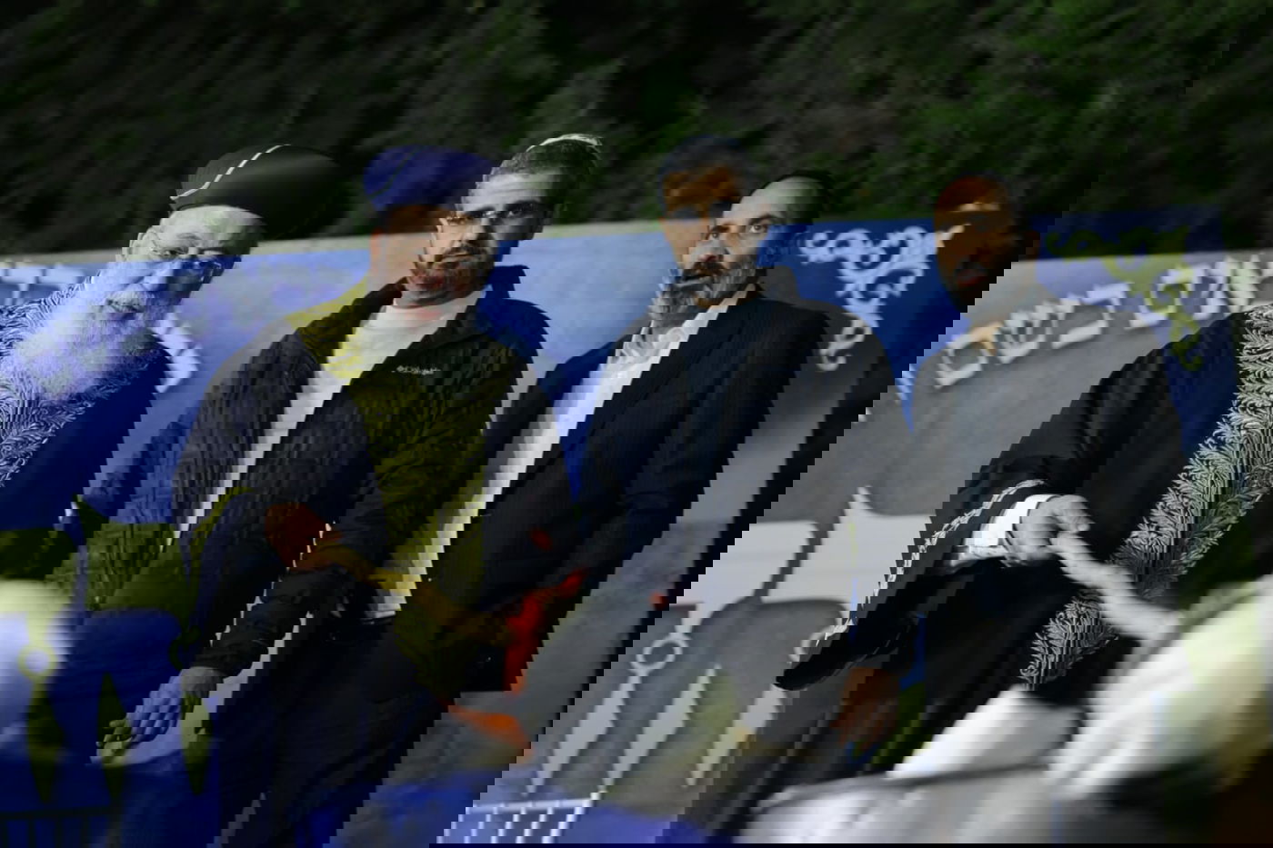 הדלקת הראשל"צ רבה של ירושלים הגאון רבי שלמה משה עמאר בסמוך לציון רשב"י במירון