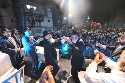 ההדלקה המרכזי בשכונת 'רמת אהרן' בב"ב