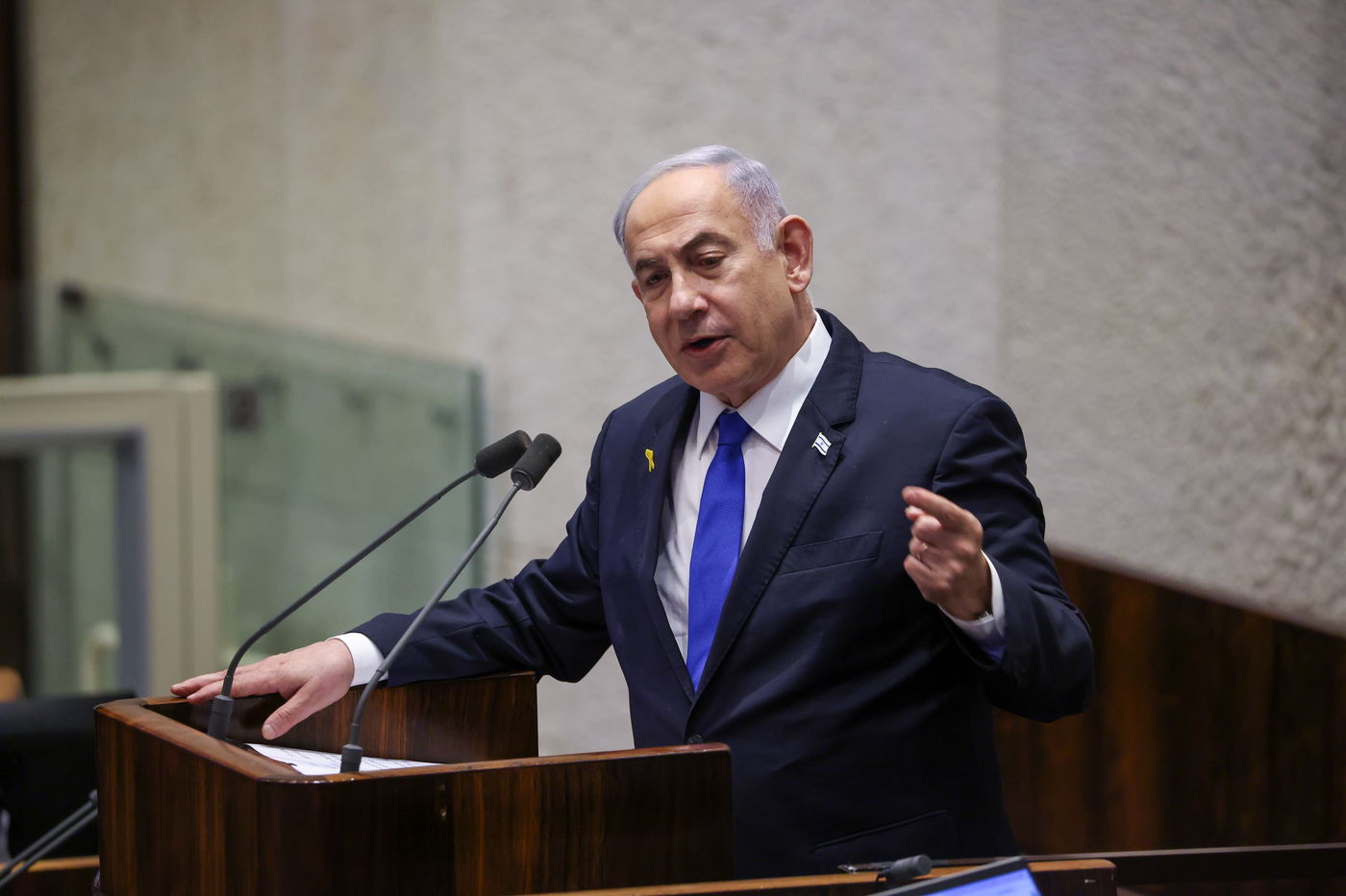 נתניהו במליאת הכנסת, הערב