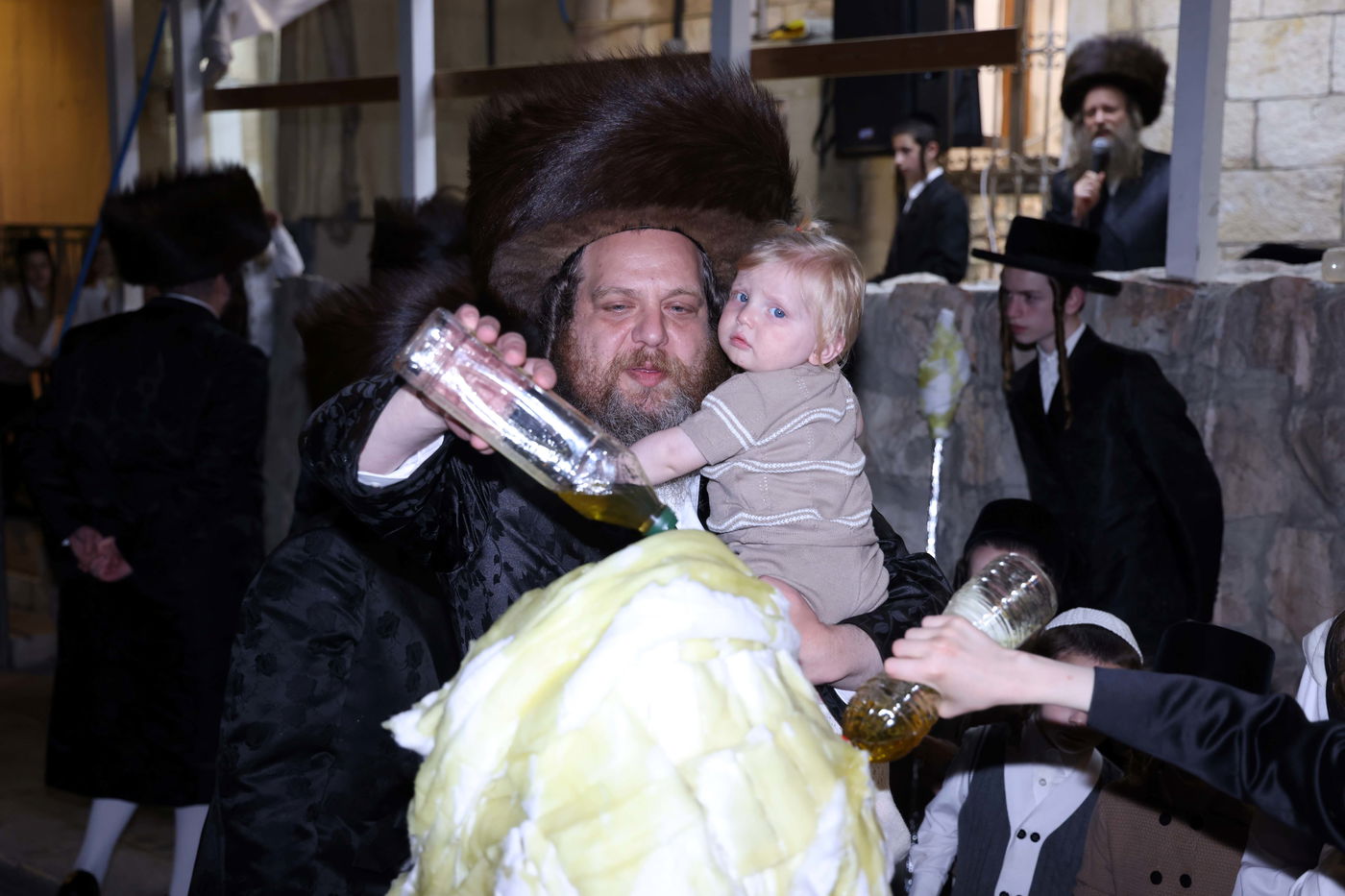 ל"ג בעומר בחצה"ק ספינקא ירושלים