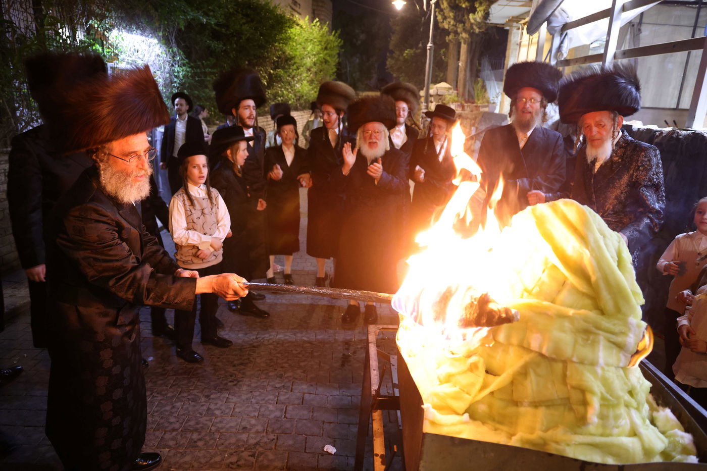 ל"ג בעומר בחצה"ק ספינקא ירושלים