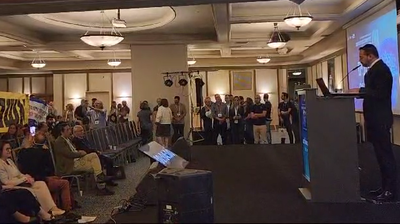 מפגינים הפריעו לשר בוסו שהשיב: "טובת החטופים לא מול עיניהם"