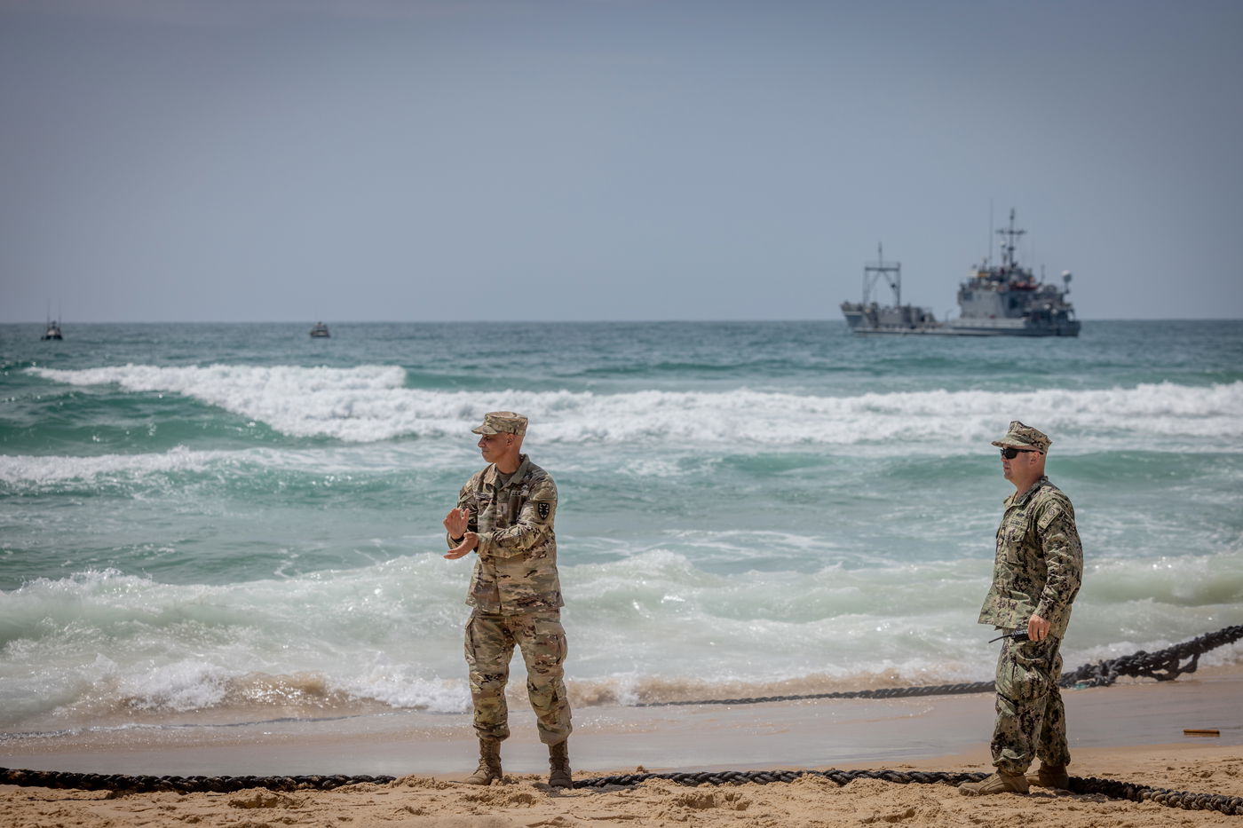 חיל הים של ארה"ב באשדוד, אתמול