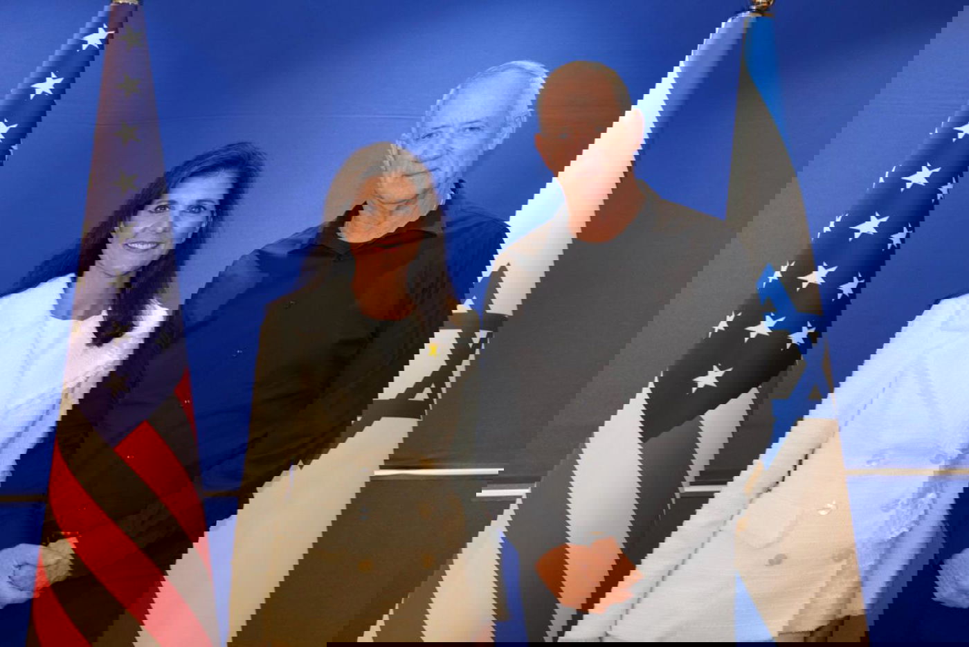 בני גנץ וניקי היילי