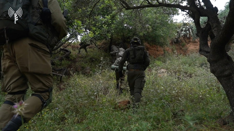 תיעוד מהתרגיל היחידתי של סיירת גולני
