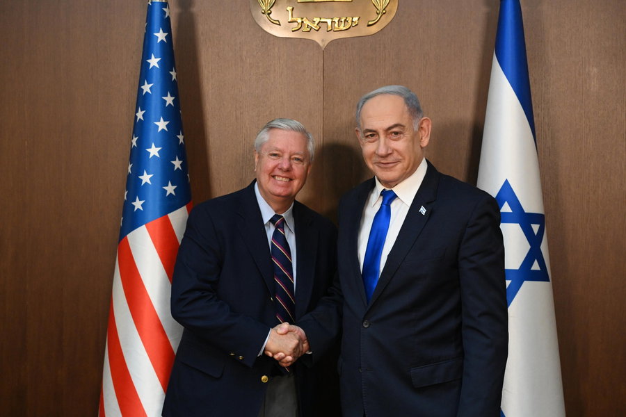 נתניהו עם הסנאטור לינדזי גרהאם